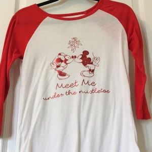 Minnie and Mickey long sleeve shirt